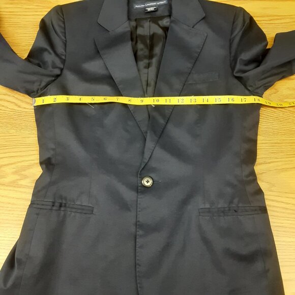 RALPH LAUREN SPORT Navy Blue 100% Cotton one button blazer Women's size 10 - Picture 9 of 13